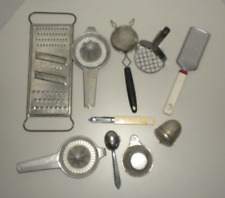 Vintage Aluminum/Tin Kitchen Gadgets Mixed Lot of 10 for sale  Shipping to South Africa