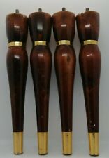 Usado, Mesa de cabeceira vintage França década de 1960 4 madeira 12" peito pernas móveis pés tubulares  comprar usado  Enviando para Brazil