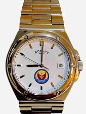 Relógio de quartzo Rotary Saudi Airforce vintage raro aço suíço masculino edição limitada. comprar usado  Enviando para Brazil