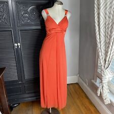 Vestido tabu vintage anos 90 Y2K fada maxi cristal franzido laranja malha tamanho P comprar usado  Enviando para Brazil