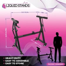 Liquid Stands Keyboard Stand w/ Wheels-Z Style Adjustable Digital Piano Stand for sale  Shipping to South Africa