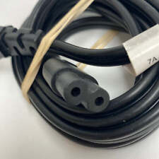 Power Cord Cable for Sony PlayStation 3 Slim PS3 Circle/Circle End with Lip, used for sale  Shipping to South Africa