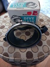 Rubber Dive Mask VINTAGE Nice Condition Tempered Glass Made In Japan for sale  Shipping to South Africa