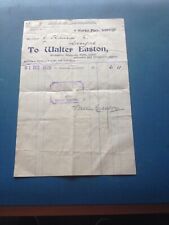 1929 invoice walter for sale  LINCOLN