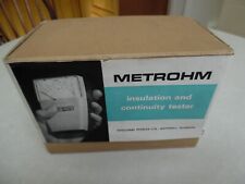 Metrohm insulation continuity for sale  WOKING