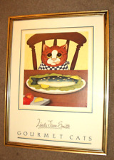 Gourmet cats print for sale  RUISLIP