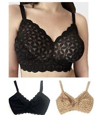Ex FaMouS Store Bra No Wire Non Padded Secret Hidden Support Bralette Black Nude for sale  Shipping to South Africa