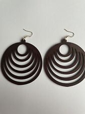 earrings large circles for sale  BEDFORD
