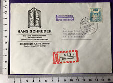 Bund List użytkowy Stolarka Schreder RECO-Brief EF MiNr 1142 Zwiesel 26.11.84 na sprzedaż  Wysyłka do Poland