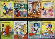 ANTIGUA BARBUDA 1989 1273-80 Disney dibujos animados promoción filatelia estampilla en estampilla segunda mano  Embacar hacia Argentina