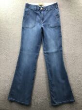 Jeans bootcut jeans stretch cintura alta feminino DEMOCRACY tamanho 8 Ab Technology comprar usado  Enviando para Brazil