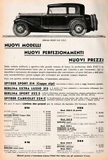 Pubblicita 1932 auto usato  Biella