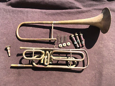 TROMBONE FRANCÊS ANTIGO VÁLVULAS C por GUERIN comprar usado  Enviando para Brazil