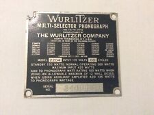 Wurlitzer 2204 jukebox for sale  HARTLEPOOL