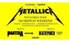 Metallica m72 tour gebraucht kaufen  LÖ-Haagen,-Hauingen,-Brombach