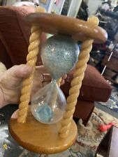 Wooden hourglass minute for sale  Glenwood