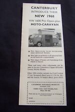 Volkswagen canterbury camper for sale  DUNSTABLE
