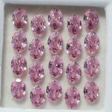 Lote de 12 piezas de piedras preciosas sueltas de zafiro rosa natural en forma ovalada de 7x5 mm segunda mano  Embacar hacia Mexico