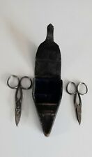 Antique scissors leather for sale  SOUTHAMPTON
