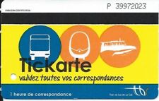 Bordeaux ticket tram d'occasion  France