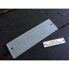 Data name plate for sale  Lake Forest