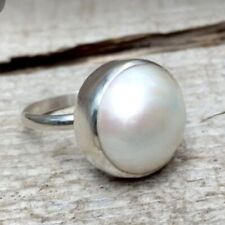 Mother Pearl Gemstone 925 Silver Ring Handmade Jewelry Ring All Size For Women for sale  Shipping to South Africa