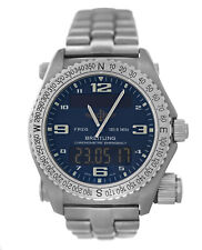 Breitling Emergency E7632110 relógio de quartzo masculino data titânio 43MM - CONJUNTO COMPLETO comprar usado  Enviando para Brazil