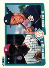 Fleer 650 1990 Chuck McElroy Moisés Alou MLP, novato piratas Filis segunda mano  Embacar hacia Argentina