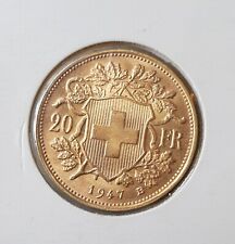 20 franchi oro svizzeri usato  Roma