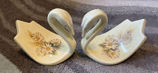 Ceramic floral swan for sale  Princeton