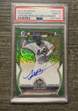 2023 Bowman Chrome Jesus Baez Bowman 1º Verde AUTO/99 PSA 10 Shimmer Mets Gem comprar usado  Enviando para Brazil