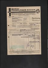 Berlin rechnung 1936 gebraucht kaufen  Leipzig