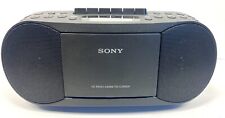 Sony CFD-S70 Boombox CD Player Rádio Cassete Estéreo Preto Testado Muito Limpo comprar usado  Enviando para Brazil