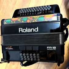 Usado, Roland FR-18 D BK Diatonic V-accordion. Acordeão de botão. Excelente estado. comprar usado  Enviando para Brazil