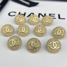 Chanel buttons logo for sale  Shipping to Ireland