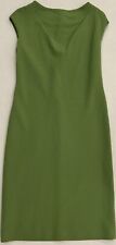 Vestido Max Mara sem mangas bainha lã virgem verde tamanho 10 comprar usado  Enviando para Brazil