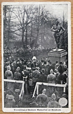 Unveiling benson memorial for sale  DARLINGTON