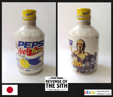 Garrafa PEPSI DIET TWIST JAPÃO 300ml STAR WARS Revenge of the Sith 2005 C3PO R2D2, usado comprar usado  Enviando para Brazil