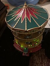 2005 Mr. Christmas carrossel de dois andares gira 30 músicas obras de iluminação comprar usado  Enviando para Brazil