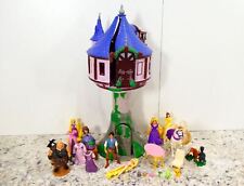 Conjunto de estatuetas Flynn Ryder castelo torre rapunzel parques da Disney comprar usado  Enviando para Brazil