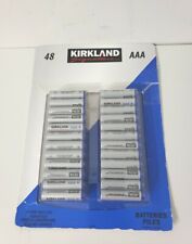 Baterías alcalinas AAA de la firma Kirkland 48 unidades - caduca 2034 - caja abierta , usado segunda mano  Embacar hacia Argentina