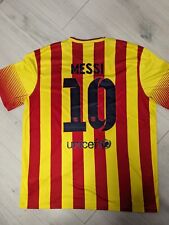Camisa de futebol FC Barcelona 2013/14 Away Messi #10 GG Nike comprar usado  Enviando para Brazil