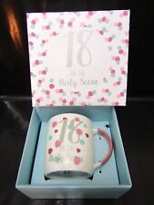 18th Birthday Souvenir Gift Mug Boxed unwanted gift(G) for sale  Shipping to South Africa