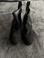 River Island Black Ankle Boots Size 4 for sale  Shipping to South Africa