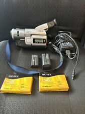 Câmera Filmadora Sony DCR-TRV110 Digital 8 Hi8 + Fitas 2 Baterias + Carregador Funciona comprar usado  Enviando para Brazil