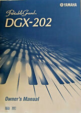 Yamaha DGX-202 Portable Grand Digital Keyboard Original Owner's Manual Book. for sale  Shipping to South Africa