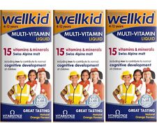 Multivitamínico líquido vegetariano 3x 150ml Vitabiotics Wellkid SEM CAIXA BBE 03/2024 comprar usado  Enviando para Brazil