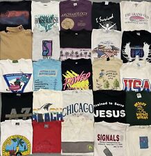 Lote de camisetas vintage e modernas por atacado 25 itens revendedor anos 90 00 pacote MAR14-3 comprar usado  Enviando para Brazil