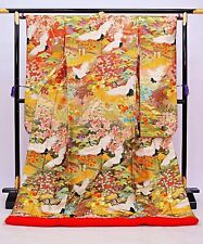 Japanese Kimono Uchikake Wedding Pure Silk  japan 1004, used for sale  Shipping to South Africa