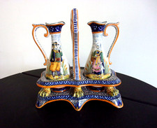 Huilier vinaigrier faience d'occasion  Céret
